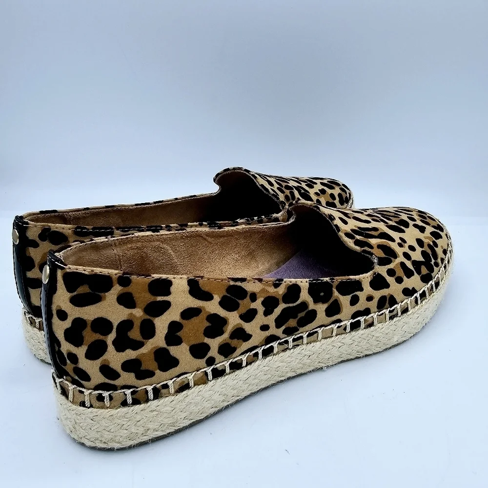 Dr. Scholl's Find Me Leopard Print Espadrilles size 9